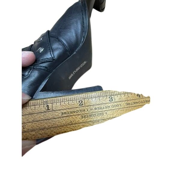 "HARLEY DAVIDSON" Boots SZ 8 Leather VTG Buckles Studded  Y2K Bad Girl Biker - Picture 16 of 16